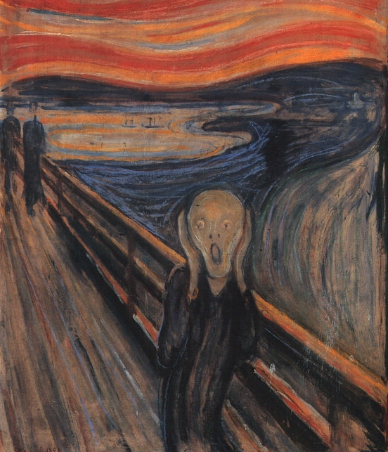 Evard Munch -- The Scream -- 1893, National Gallery, Oslo