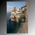 Town of Atrani along the Amalfi Coast in Italy