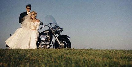 A girl,. a guy, a wedding in Vegas, and  a Harley -- a recipe for disaster